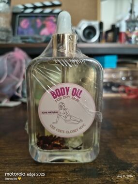 Cee Cee’s Closet NYC Pink Body Oil for Dry Skin - Nourishing Moisture